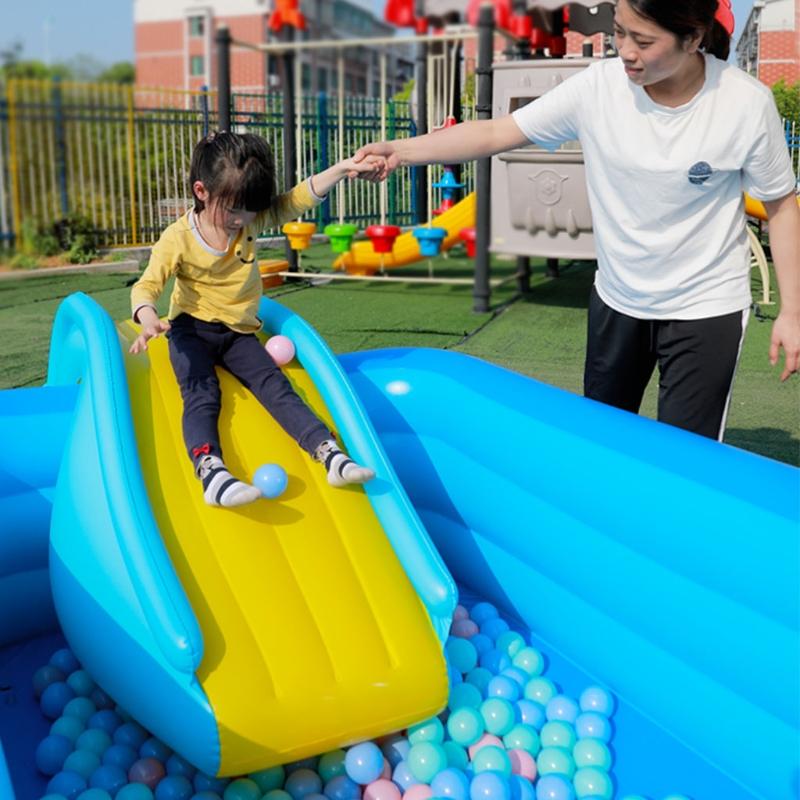 Inflatable Water Slide for Children Family Backyard Bounce Castle Waterslide Inflatable Castle Swimming Slide Kid Gift