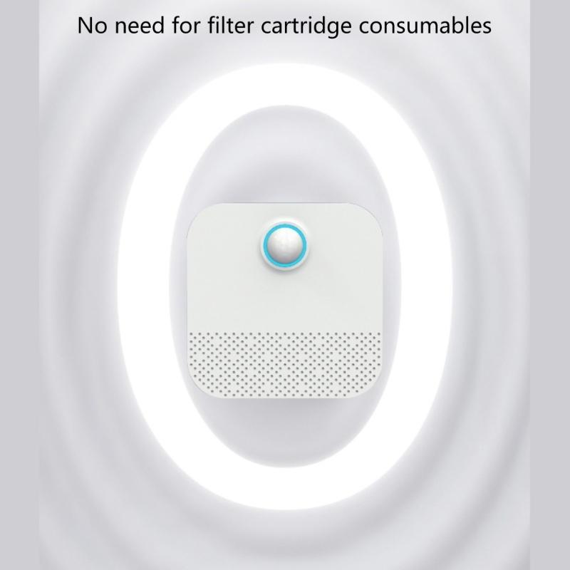 Automatic Cats Litters Box Deodorizer Wireless Rechargeable Air Purifiers With Intelligent motions Sensors Quiet Operate