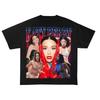 Katy Perry Retro Collage T-Shirt Unisex Unisex Kurzarm Vintage Popstar Bootleg Grafik Rundhals Baumwolle Fan T-Shirt