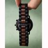 Wood Watch Wateproof Quartz Analog Watches Wooden+metal Strap Chronograph Date Unique Personalized Gifts