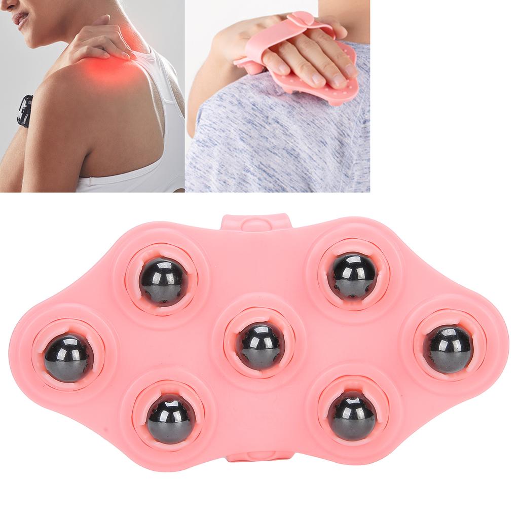 Portable Roller Ball Massage Glove Muscle Relax Slimming Magnetic Bead Body Massager