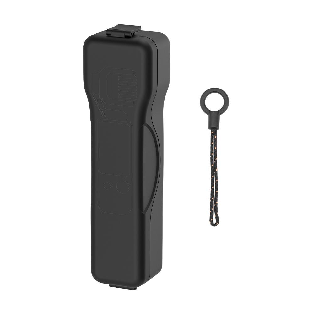 Portable Shockproof Case for DJI Osmo Pocket 3, Water-Resistant Hard ABS Protective Cover with Carabiner & Filter Storage
