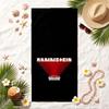 Rammstein Soft Beach Towel Stylish Beach Pool Towel for Summer Seaside Vacation Travel