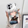 Arknights Grani Jelly Doppelschicht Weiß Handyhülle für iPhone 17 16 15 14 13 12 11 Air Pro Max Plus Schutz