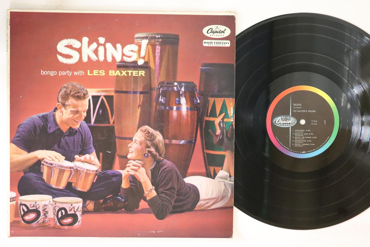 

LP Record LES BAXTER Skins T774 CAPITOL US World Music Used