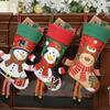 Vánoční stromeček Závěsná punčoška Přívěsek Cukroví Dárková taška Vánoční ozdoba Ponožka pro rodinu Domácí dekorace