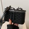 Korean version of high-end simple work commuter bag women's 2025 new fashion messenger small square bag retro box bag