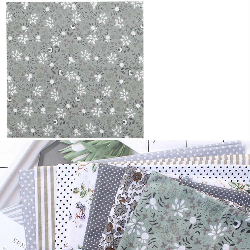 7Pcs Pure cotton material Cotton Fabric 7 mixed colors Patchwork Cloth  Hand sewing craft