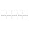 1000PCS Standard Pre Cut 0.8mm Flat Hot Staple For Plastic Stapler Repair Welder Car Insurance Plastic Repair Machine Tool
