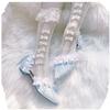 Cute Girly Sexy Lolita Lace Ruffle Knee High Calf Socks Summer Thin