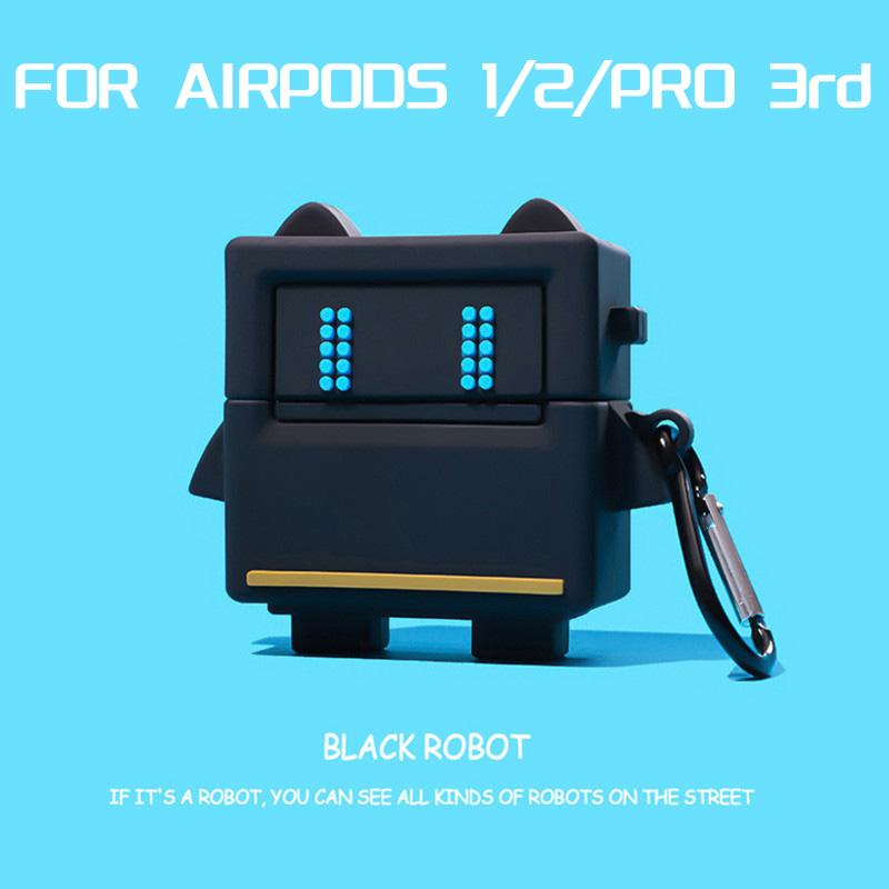 3D Kjeks Silikon Etui for AirPods 3 2021 3. Tegneserie Søtt Øretelefon Etui for AirPods Pro 3 2 1 Hodetelefon Ladeetui Deksel