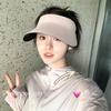 Breathable Seamless Visor Cap Foldable Beach Cap UV Protection Sunscreen Empty Top Cap  Summer