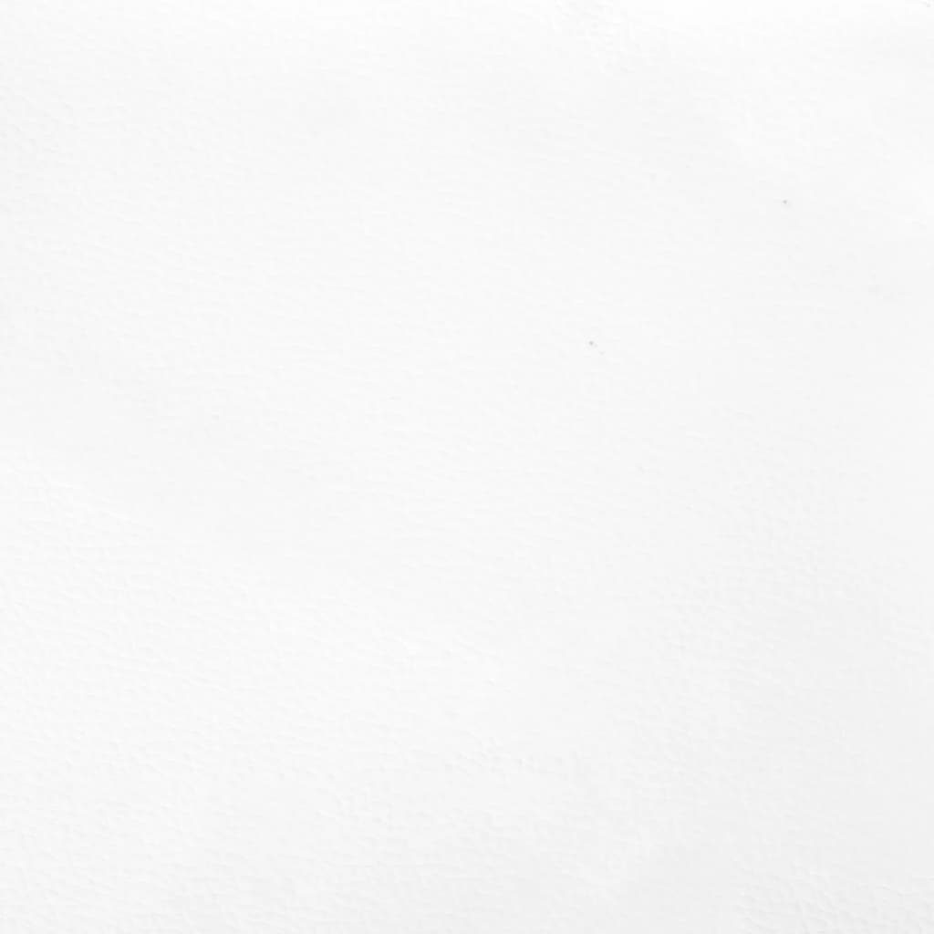 Vidaxl Rama Łóżka, Biała, 90X200 Cm, Sztuczna Skóra