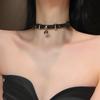 Women's Erotic SM Collar: Small Bell Necklace Choker with Clavicle Chain for Binding and Restraint.