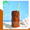 TIKI Bar Cocktail Cup Hawaii Tropic Beach Smoothie Mixing Wine Beer Soul Glass Special Drinks Tumbler Indian Octopus Skull Mug