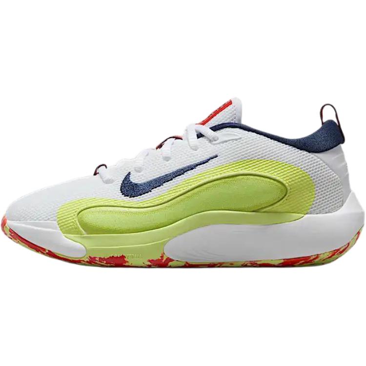 Nike IsoFly GS White Limelight Midnight Navy Kids Sneakers Light-Lemon-Twist HJ3866-100