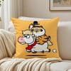 Y-Year Of The Horse Graffiti Cushion Cover Pillowcase Anti-Dustmite Living Room Sofa Decor Cushion Room