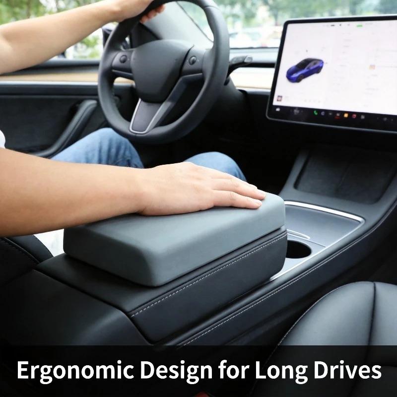 Armrest Protector Box Cover Center Console Panel Pad For Tesla Model 3/Y 2019-2026 Model 3 Highland 24-26 Model Y Juniper 25-26