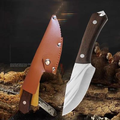 Kitchen Knife Boning Knife Chef Knive Handmade Forged Knife Fishing Meat Cleaver Hunting Knife With Sheath