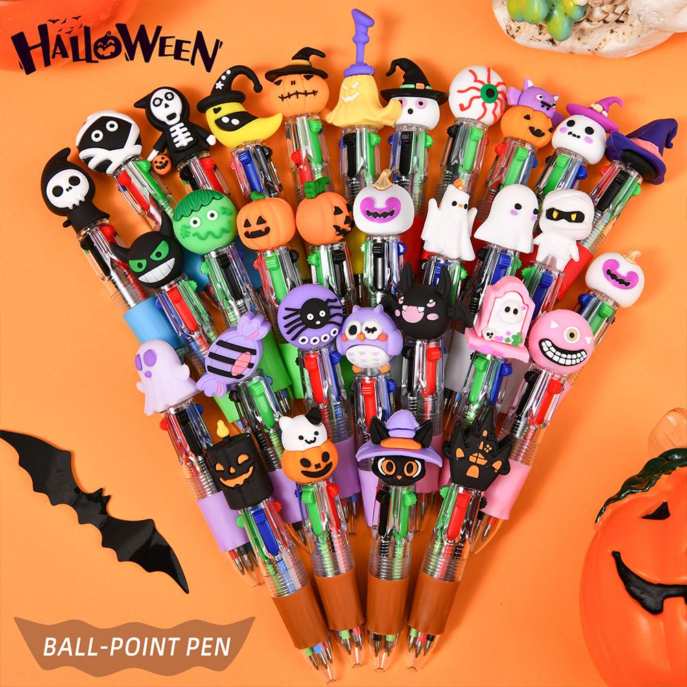 Mini Multicolor Pens In One Halloween Ballpoint Pens Suitable for Halloween Gifts Back-To-School Gifts