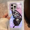 Case For IPhone 16 15 13 Plus Pro Max 7 14 Pro 5G  Phone Cover Butterfly Gradient For IPhone 16e Protective Silicone Back Bags