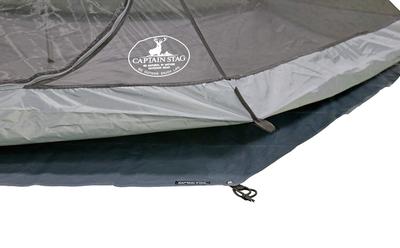 Stan CAPTAIN STAG, plachta pod stan, podlážka, klasický stan s jednou tyčí, osmiúhelníkový úložný vak v ceně [kompatibilní se stany UA-47/CS 460UV] UA-4529