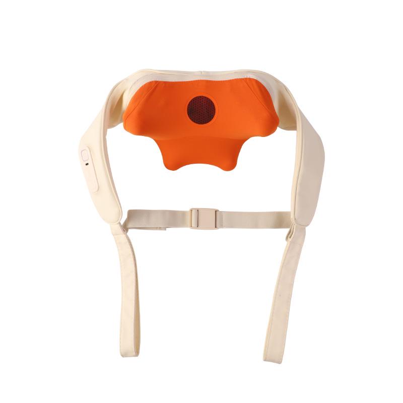 Electric Heating Neck & Shoulder Kneading Massager - Multifunctional Trapezius Relaxer English Version