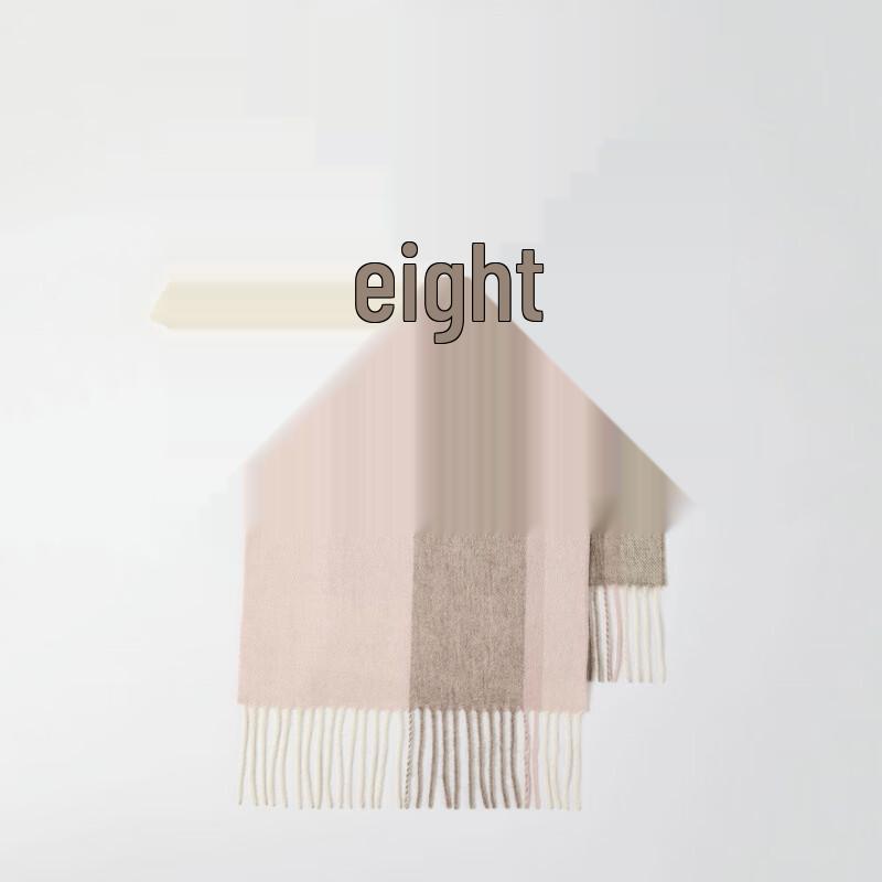 Korean Style Plaid Wool Scarf