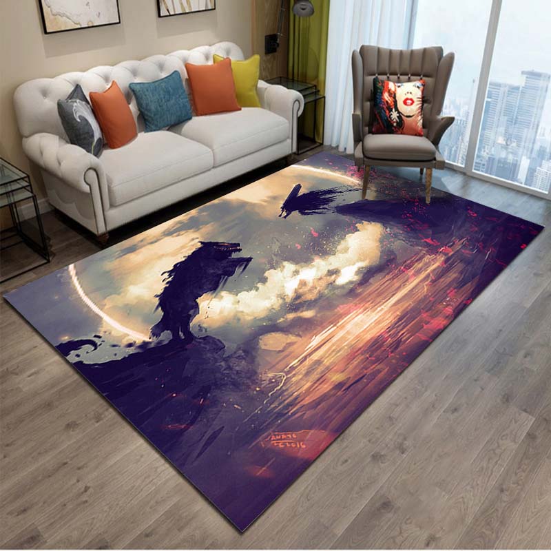 15 Sizes Berserk Anime Carpet Living Room Decor Doormat Bedroom Hallway Entrance Balcony Floor Large Area Rug Comic Pattern Mat