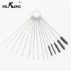 KELKONG Carburetor Tool Carbon Dirt Jet Remove 10 Cleaning Needles With 5 Brushes Tool Set For Suzuki Clean Up Kit Chaaw