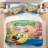 Spongebob Squarepants Movie Bedding 1 Duvet Cover 2 Pillowcase Without Core Soft And Comfortable Duvet Cover And Pillowcase Bedding Set
