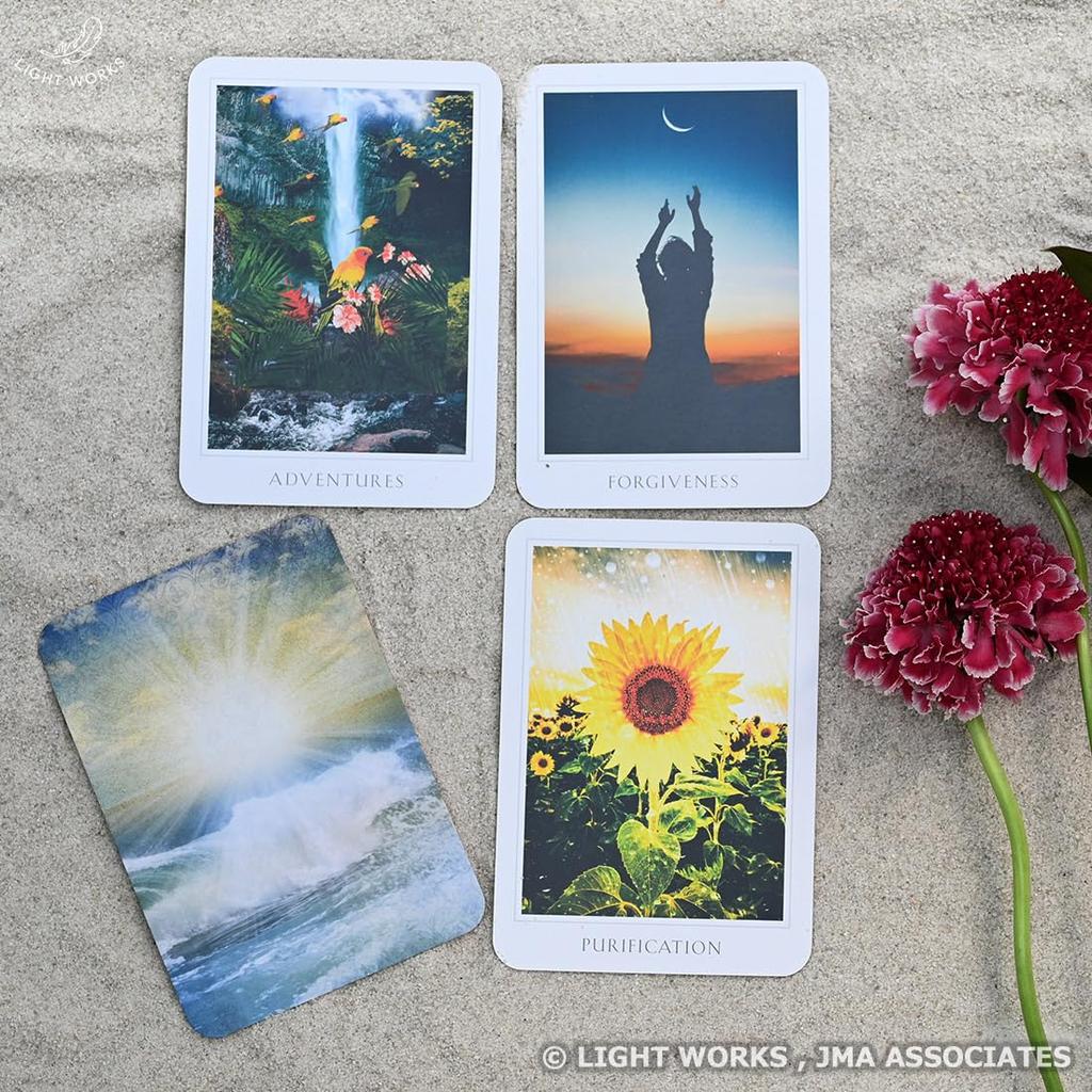 Sacred Destiny Oracle Special Edition Gold Edge Fortune Telling Oracle Cards with Japanese Instructions (Oracle Card Series)