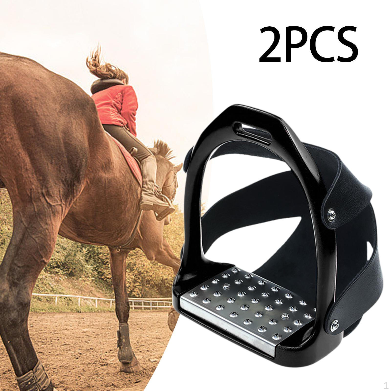 

1 пара стремян для взрослых, английское седло для мужчин и женщин, педаль для верховой езды, вестерн чёрный