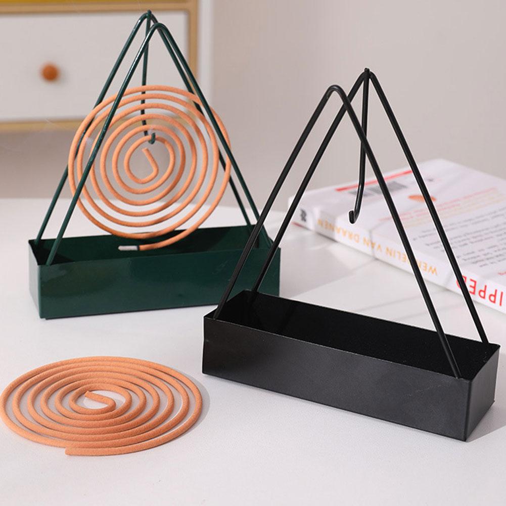Portable Iron Incense Burner Holder Mosquito Repellent Coil Holder Incense Coil Holder for Bedroom Living Room Kitchen Office