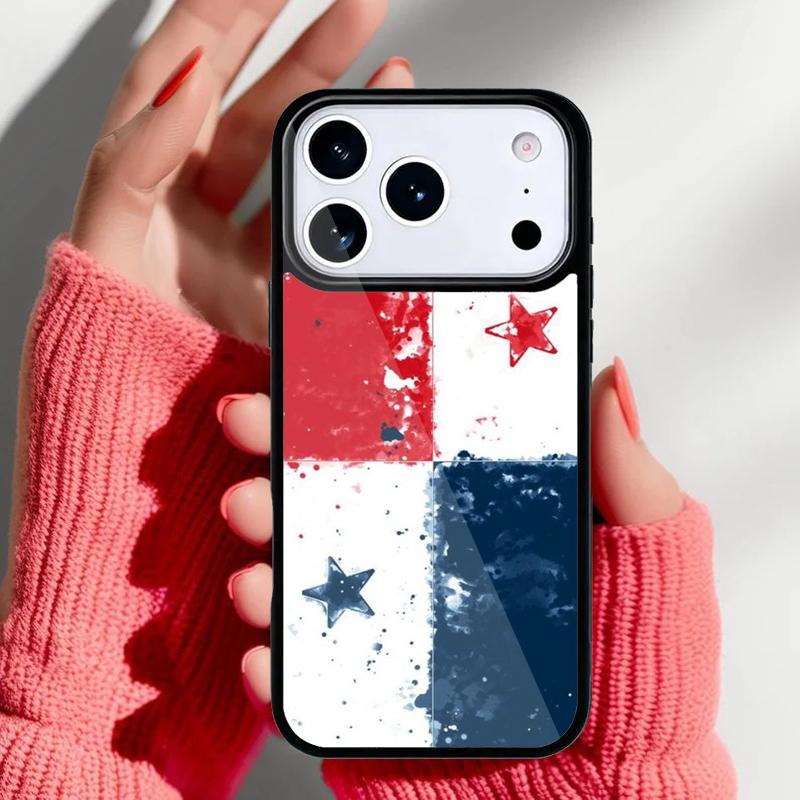

Panama Flag Phone Case for iPhone 17 Air 16e 15 14 13 Pro Max Back Cover for 12 11 Pro Coque iPhone17 Pro Max