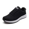 Damen Freizeitschuhe Mode Atmungsaktive Walking Mesh Flache Schuhe Sneaker Damen Gym Vulkanisierte Schuhe Weiß Damen Schuhwerk