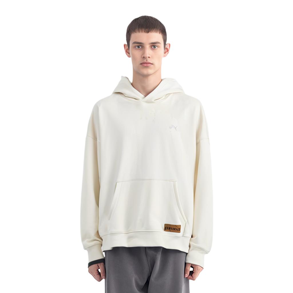 Puma Felpa casual morbida e confortevole con cappuccio a maniche lunghe unisex Almond 631127-87