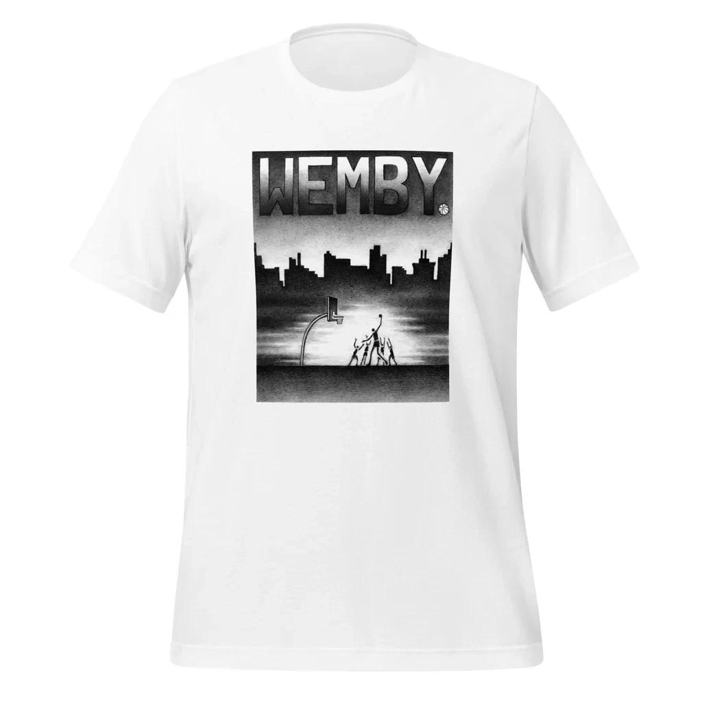 WEMBY Victor Wembanyama T Shirt Spurs Basketball Cool Graphic Tee L
