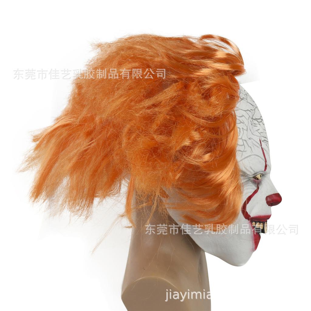 Halloween Horror Clown pennywise Nieuwe Europese en Amerikaanse stijl latex masker met een ziel-opwekkend clownontwerp