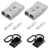 Leehitech 2 Piece Set Anderson Connector 350A 600V Battery Quick