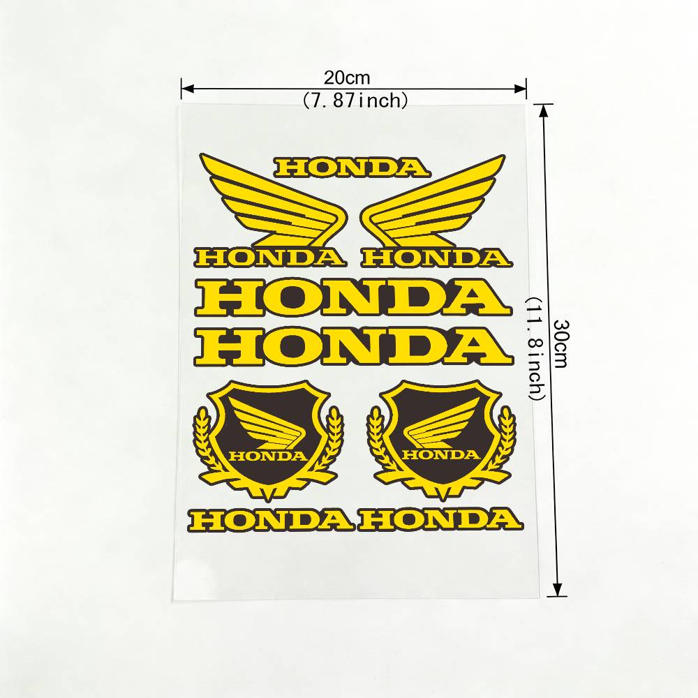 For Honda 18 colors Reflective motorcycle stickers, 3M safety warning at night in the dark scooter helmets UO2