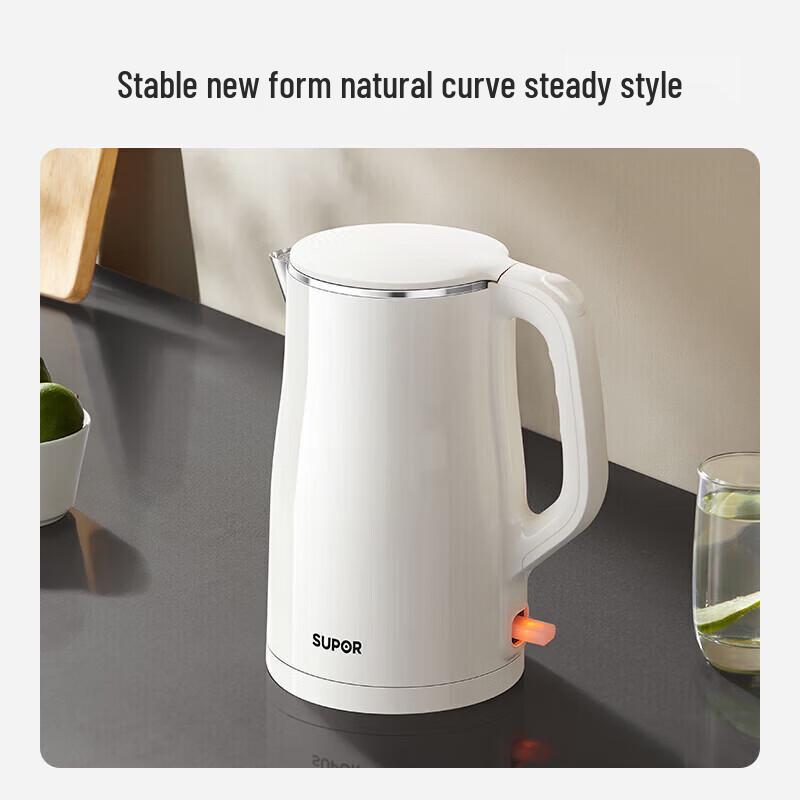 SUPOR 1.5L 304 Stainless Steel Electric Kettle