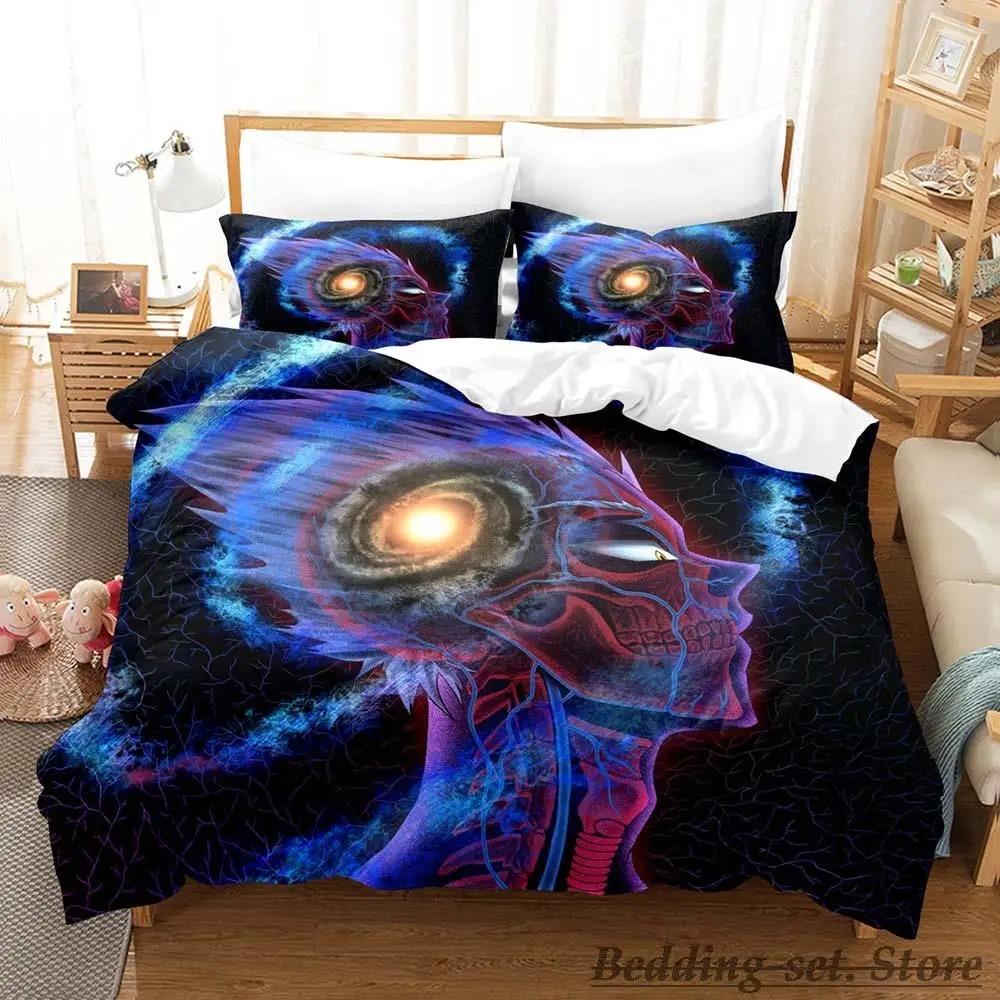 

Новый комплект постельного белья Alex Grey Single Twin Full Queen King Size Bed Set Adult Kid Bedroom Duvetcover Sets Anime Parure de lit Bed 70x133cm 2pcs