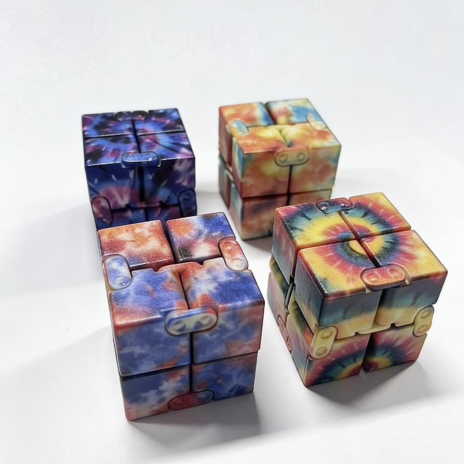 Infinity Cube Second Order Anxiety Toy Finger Game Puzzle Stress Relief Magic Finger Gift for Children
