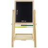 Wooden Double-Sided Magnetic Chalk Board with Abacus + Accessories