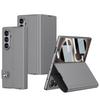 Plain Leather Card Package Case for Samsung Galaxy Z Fold 8 Ultra Front Screen Glass Fold Stand Cover for Galaxy Z Fold7 Case
