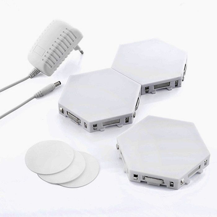 Sæt med Modulære Magnetiske og Berøringsfølsomme LED-paneler Tilight InnovaGoods (Pakke med 3)
