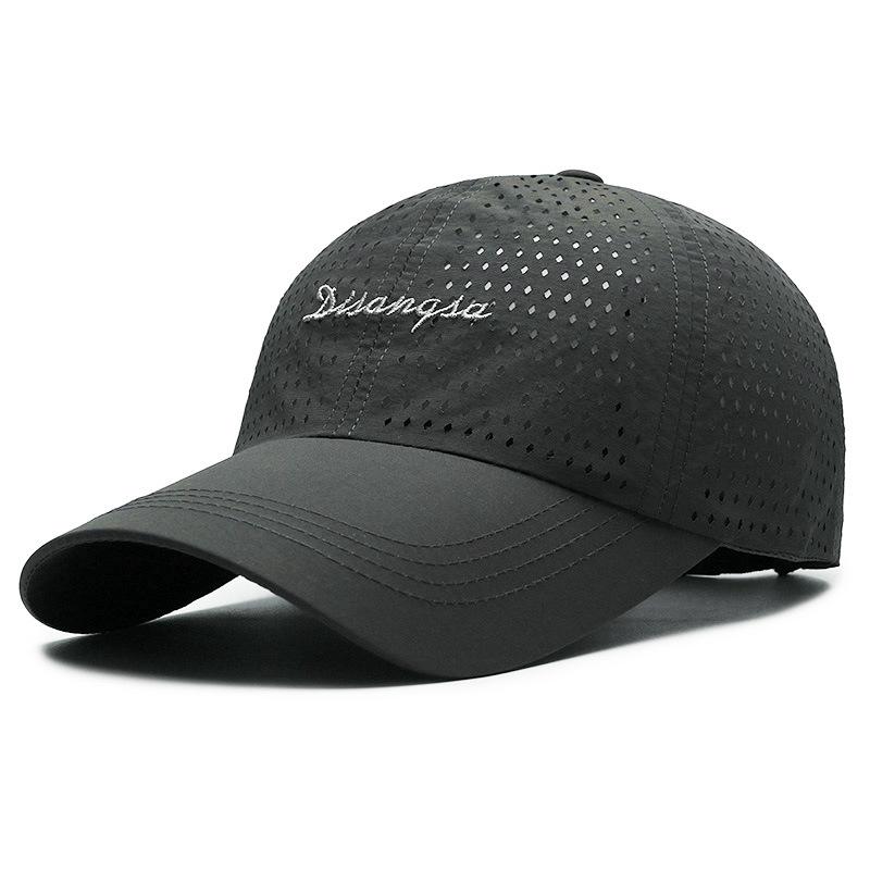 Summer Breathable Baseball Cap Men Sunscreen Sun Hat Embroidered Letter Quick-Drying Cap