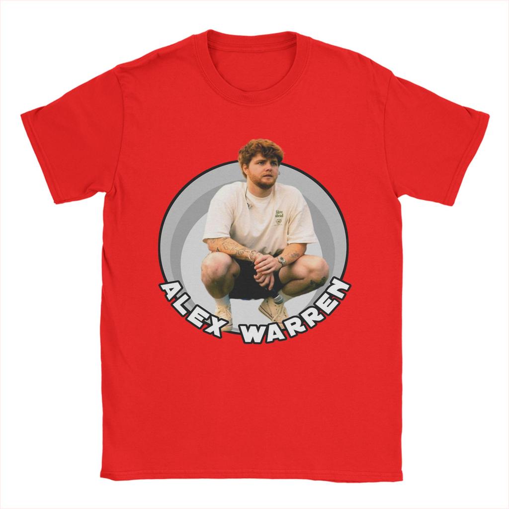 Alex Warren Singer Mens T Shirts Novelty Tee Shirt Short Sleeve Round Collar TShirts Cotton Summer Clothing