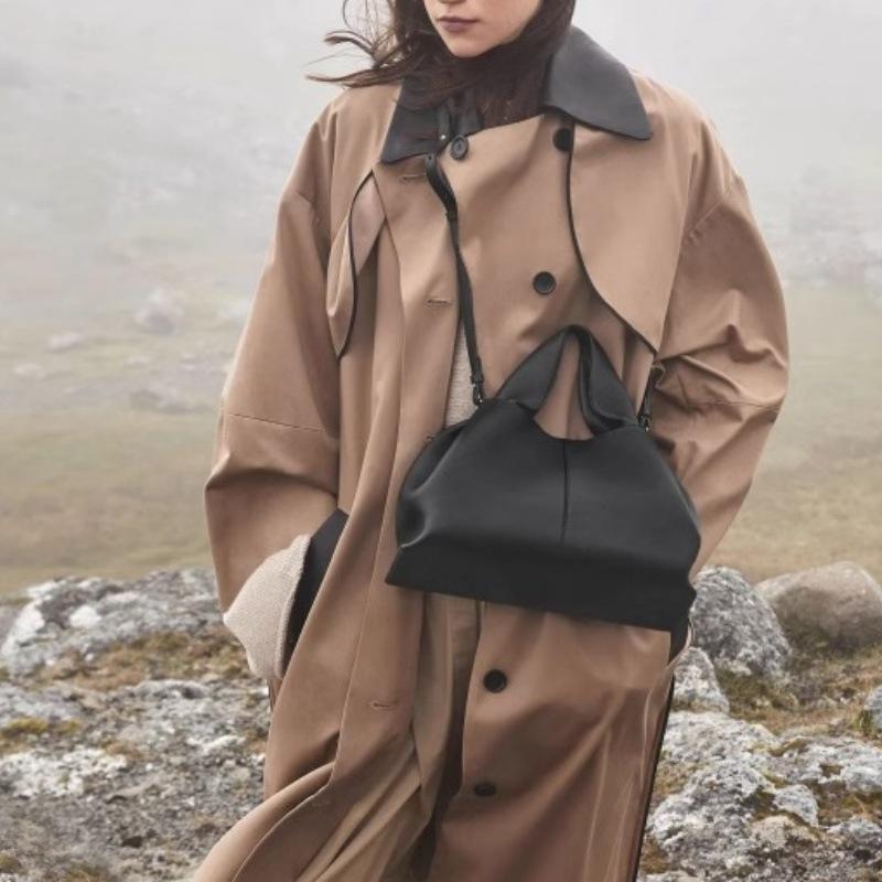 Trendy Wolkenleer Hobo Schoudertas voor Dames Mode Knödel Crossbody Portemonnee Dames Handtas